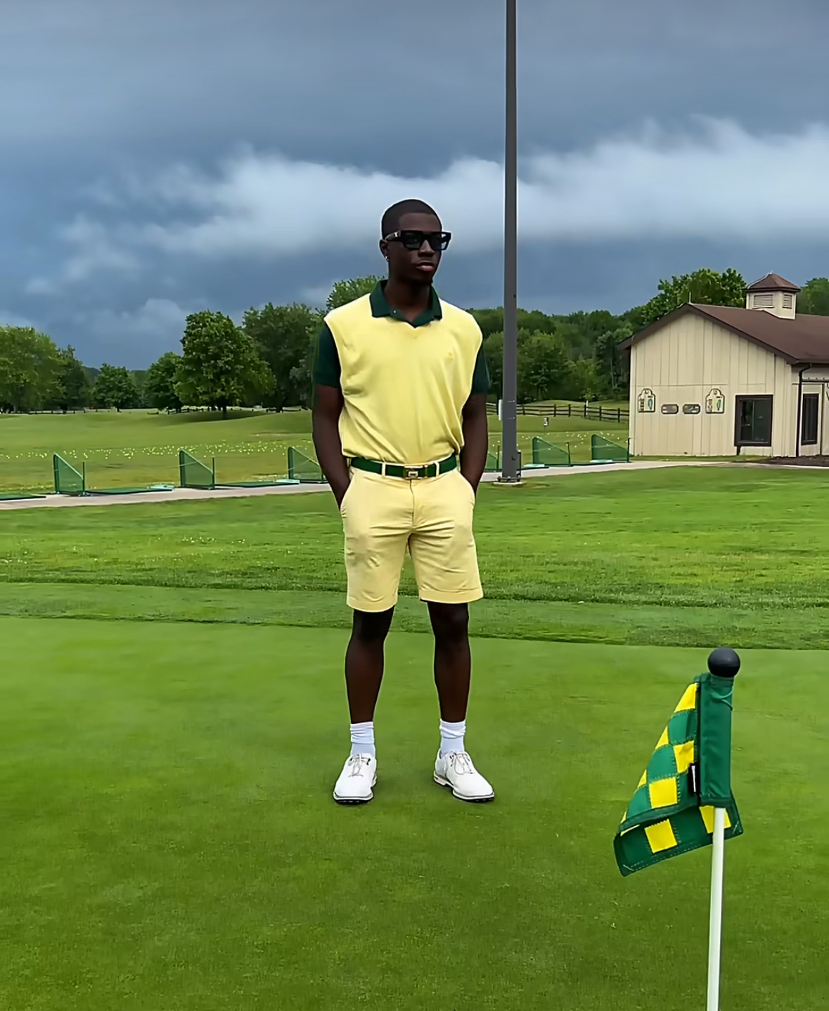 Josh Kelley on course